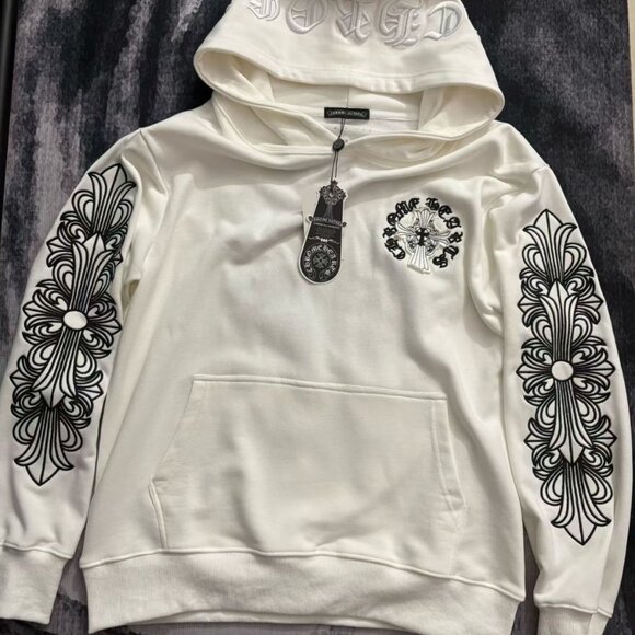 Classic Chrome Hearts Hoodie White